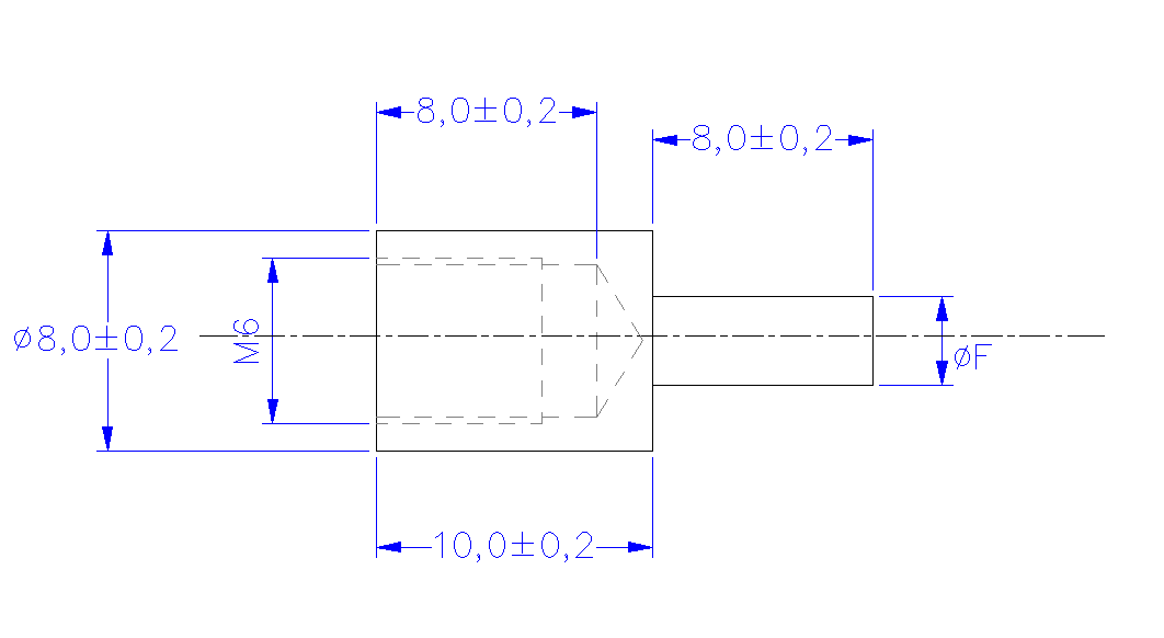 Flat Hard Force Testing Probe