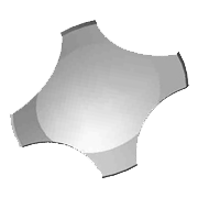  Four-Leg Metal Dome metal dome 
